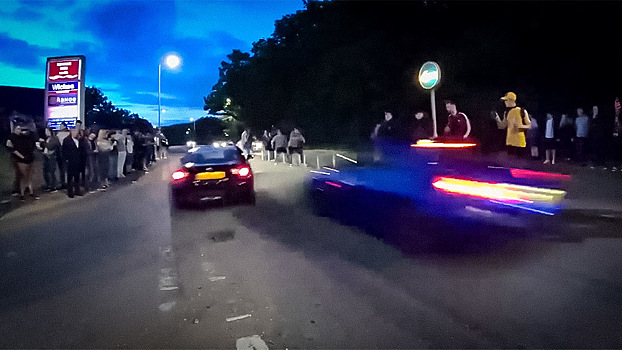 Гонка стритрейсеров, в которой пострадали 17 человек, попала на видео