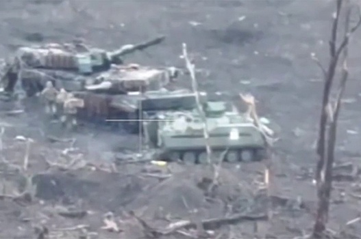 Проклятое место: рядом со врезавшимися Leopard 2 продолжают гибнуть боевики ВСУ