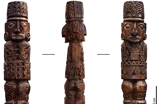 Археологи восстановили цвет идола древних инков