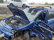 В столкновении иномарок под Вольском пострадали двое детей и трое взрослых