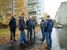 Мэр Курска потребовал у подрядчика переделать тротуар возле школы №50