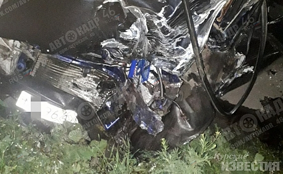 В Курской области водитель выжил в ДТП с грузовиком