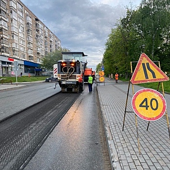 На переулке Северном в Ижевске начался ремонт дороги