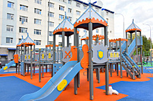 Хантымансийцы отпраздновали открытие новой детской площадки в центре города