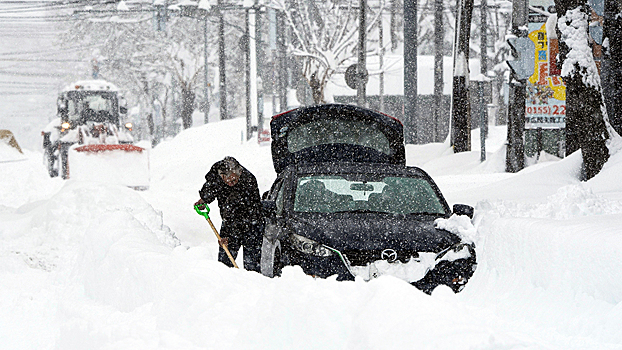 В Японии 16 человек погибли из-за последствий сильных снегопадов