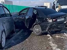 Четыре ДТП с участием 21 автомобиля произошли на участке дороги в КБР