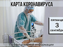 3 сентября. Карта коронавируса. Еще 172 новых случая заболевания за сутки