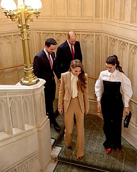 Кейт Миддлтон и принц Уильям приняли в Виндзоре наследников иорданского престола