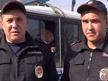 В Кемеровской области полицейские при пожаре спасли человека
