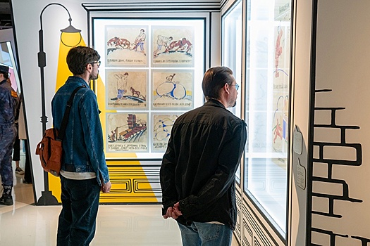 Выставка "Комиксы-оригиналы" открылась в Библиотеке для молодежи