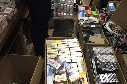 Полиция сняла с продажи партию контрабандных сигарет