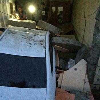 На Кубани Lada Vesta снесла частный дом