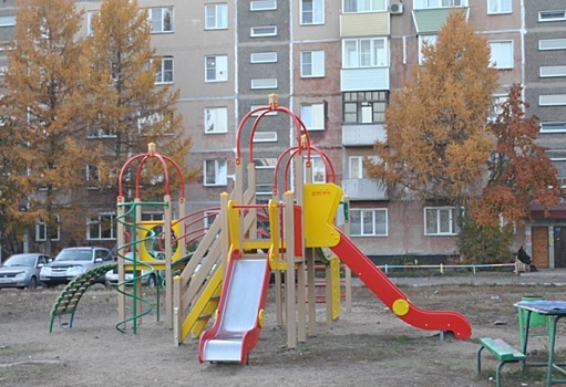 Четыре детские площадки появились в Куйбышеве