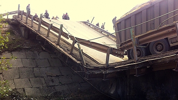 В Мордовии обрушился мост