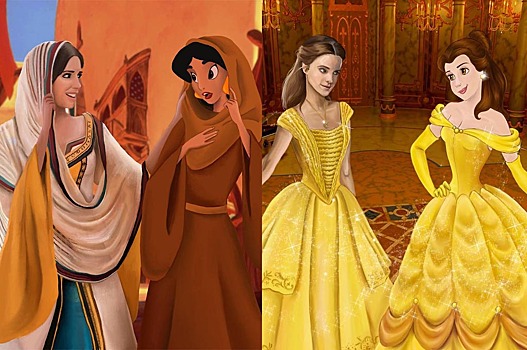 Художница познакомила персонажей Disney с их ремейк-версиями