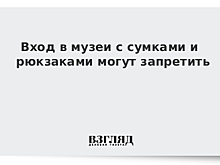 Вход в музеи с сумками и рюкзаками могут запретить