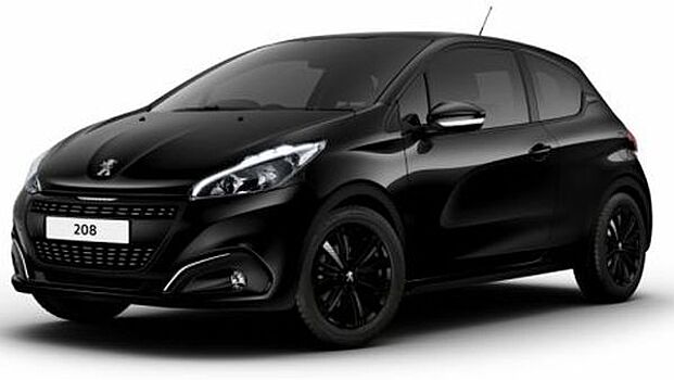Начались продажи особого хэтчбека Peugeot 208 Black Edition