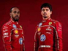 «Эра 1644». Первая совместная фотосессия Леклера и Хэмилтона в Ferrari