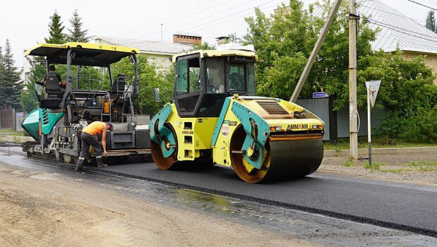 В Оренбурге в микрорайоне Солнечный идет ремонт улицы Школьной