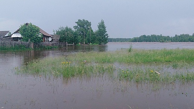 Подъем уровня воды в реке Ие в Тулуне прекратился