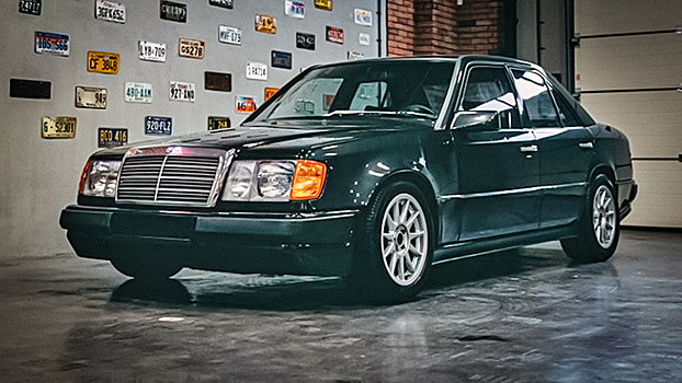 На продажу выставили необычный Mercedes W124 с мотором BMW