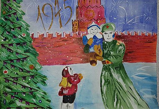 Около 3,5 тыс. рисунков поступило на Всероссийский детский конкурс "Нарисуй "Елку Победы"
