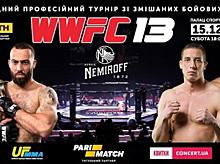 WWFC 13: файткард и промо декабрьского турнира в Киеве