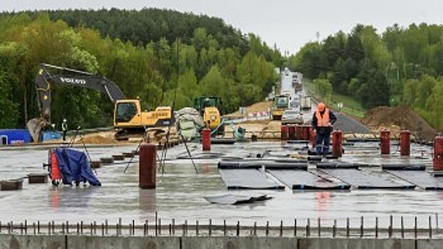 Мост через Яченку в Калуге реконструируют к концу лета