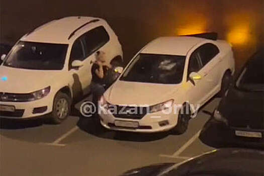 В Казани женщина разбила молотком стекла у автомобиля на стоянке