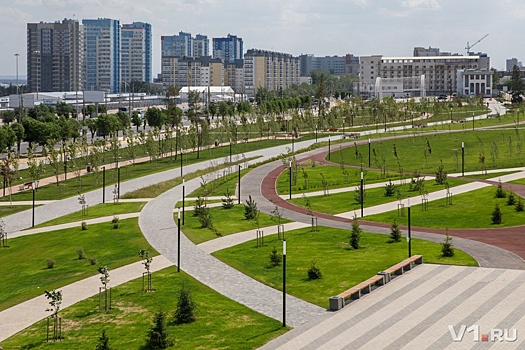 Ковер из газона или маленький островок леса: смотрим фото старого и нового парков у Мамаева кургана