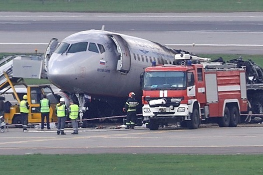 В СК назвали ошибки экипажа сгоревшего SSJ