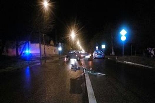 Пьяный пожилой велосипедист попал под машину на Ставрополье