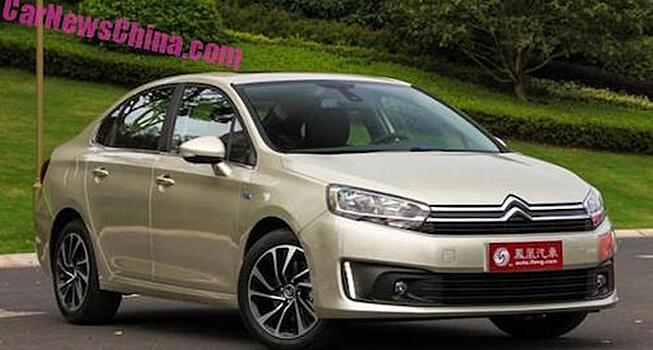 Новый Citroen C4 для китайского рынка представлен официально