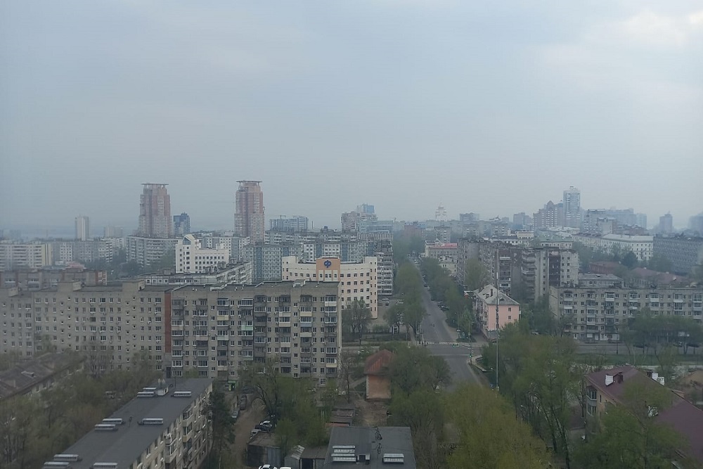 В Хабаровске из-за пожаров превышено содержание вредных веществ в воздухе