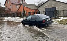Затопило подвалы, дома, дворы и дорогу на ул. Прилужной в Курске