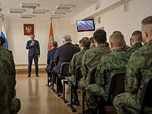 Роман Старовойт поздравил курских пограничников с 30-летним юбилем