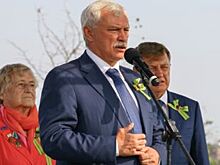 Георгий Полтавченко открыл строительство музейного комплекса на Смольной набережной
