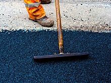 На Гончарова отремонтировали асфальт