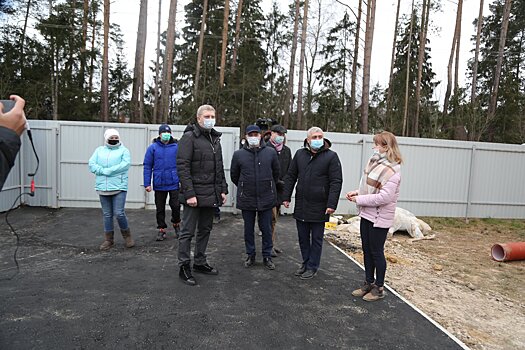 Участки для многодетных семей в деревне Полушкино осмотрел глава Андрей Иванов