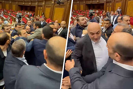 Армянские депутаты подрались из-за инициативы о геноциде