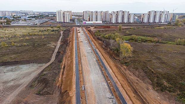 В Оренбурге продолжается строительство дороги-дублера улицы Чкалова и проспекта Гагарина