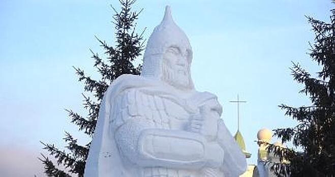 Международный фестиваль снежных скульптур прошел в Новосибирске