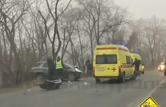 Четыре человека пострадали в результате ДТП во Владивостоке