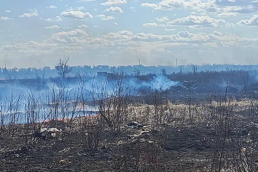 Пожар в Орске потушили спустя почти шесть часов