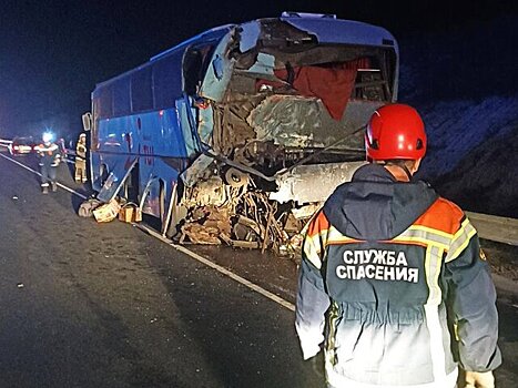 Один человек погиб и десять пострадали в ДТП с автобусом и фурой под Саратовом