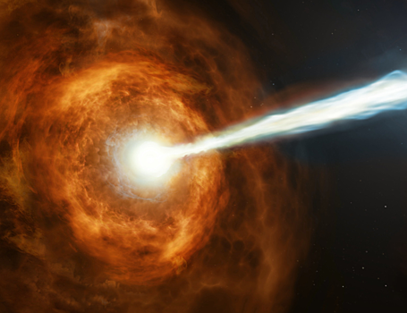 Детально изучена природа самого затемненного гамма-всплеска во Вселенной