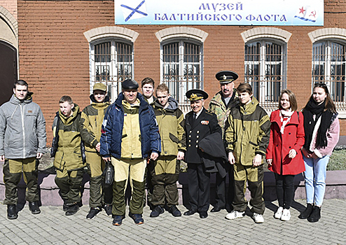 Лучшие юнги встретились в филиале ЦВММ «Музей Балтийского флота»