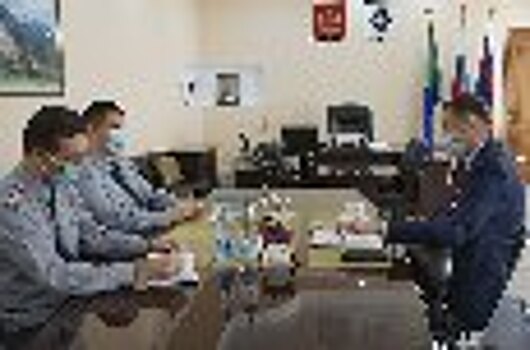 Начальник УФСИН России по Хабаровскому краю встретился с главой регионального Управления Федерального казначейства