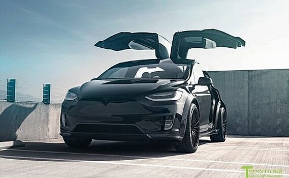 Ателье T Sportline представило аэродинамический обвес для кроссовера Tesla Model X