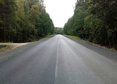 На участке автодороги "Шуйская - Гирвас" заменили 66 труб и асфальтобетонное покрытие